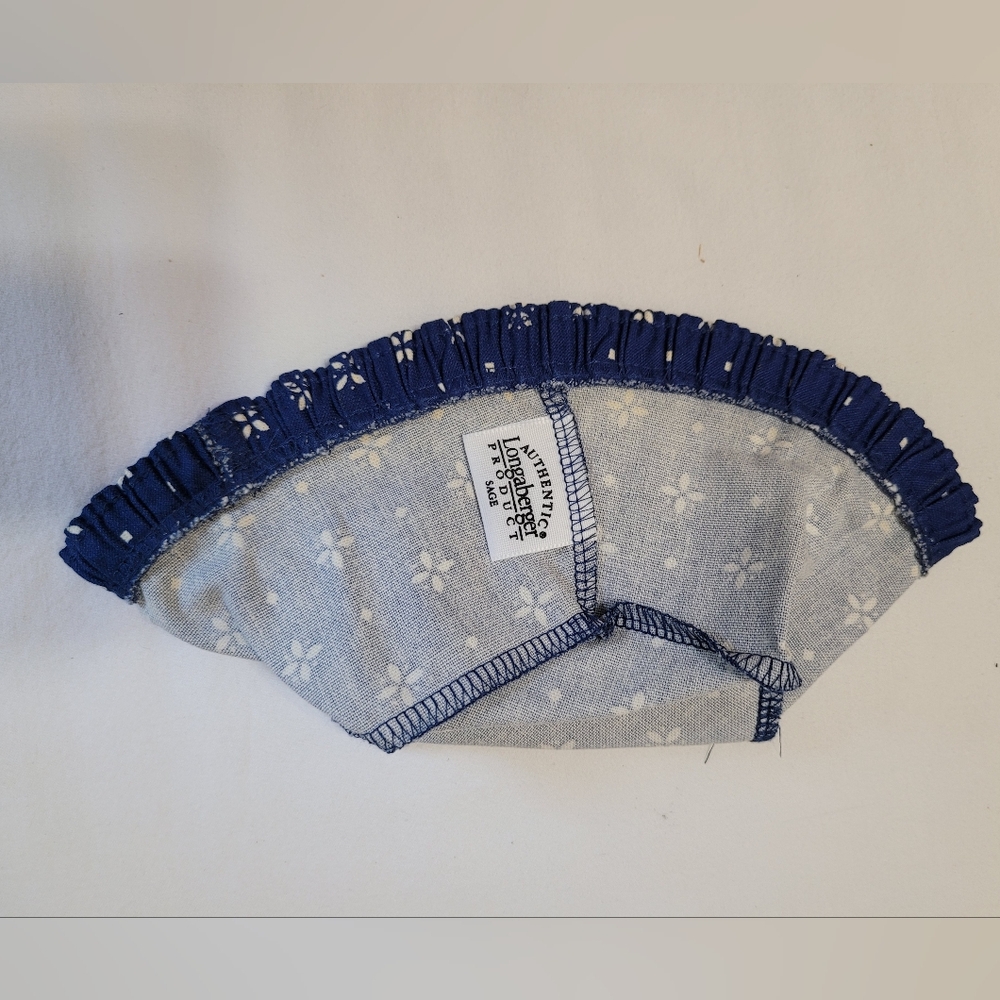 💰 (3 For $15) Longaberger Sage Basket Liner, Classic Blue, LNC
